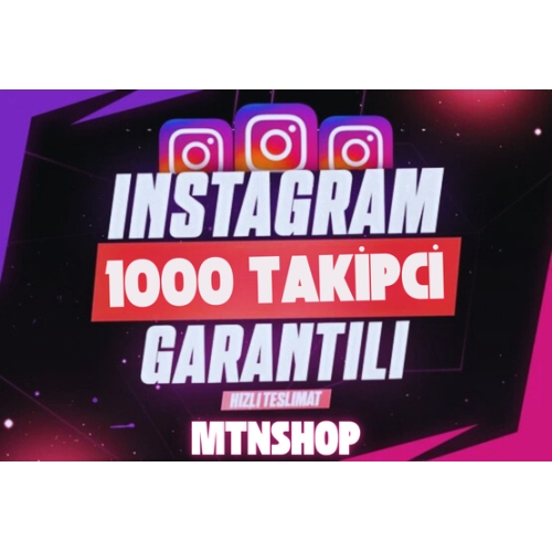  İNSTAGRAM 1000 TAKİPÇİ !!